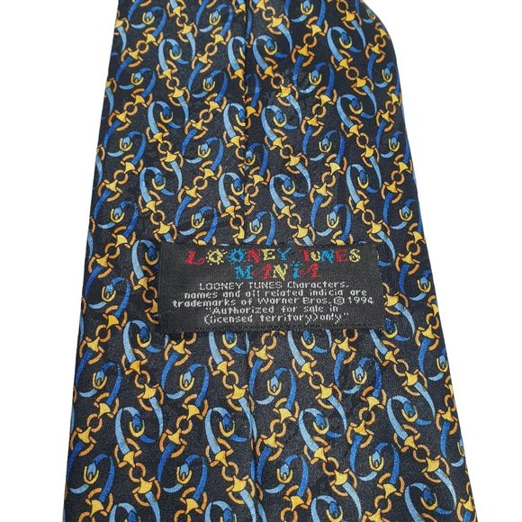 Looney Tunes Mania Bugs Daffy Taz Men Necktie Tie Accessory Work Office Gift - Picture 4 of 5